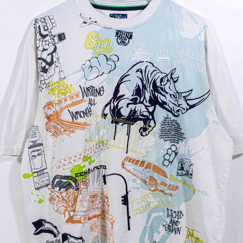 Ecko Unltd T-Shirt AOP Hip Hop Graffiti