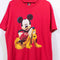 Mickey Mouse & Pluto Big Print T-Shirt Disney Mickey Unlimited