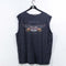 Harley Davidson Motorcycles Eagle Chopped T-Shirt Sleeveless