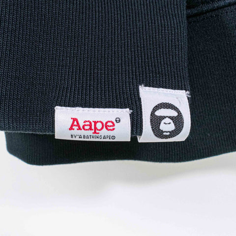 AAPE by Bape Zip Hoodie Sweatshirt Spell Out