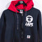 AAPE by Bape Zip Hoodie Sweatshirt Spell Out