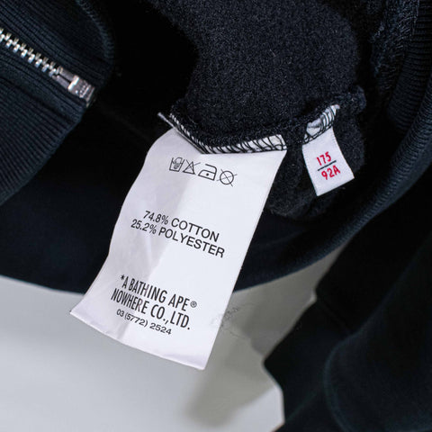 AAPE by Bape Zip Hoodie Sweatshirt Spell Out