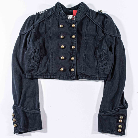 TAPOUT AOP Cropped Military Jacket