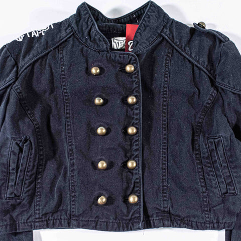 TAPOUT AOP Cropped Military Jacket