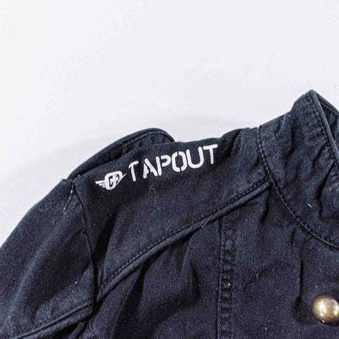 TAPOUT AOP Cropped Military Jacket