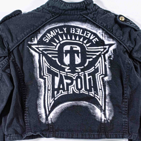 TAPOUT AOP Cropped Military Jacket