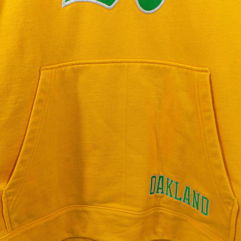 NIKE Center Swoosh Hoodie Sweatshirt MLB Oakland A's