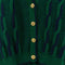Textured 3D Hip Hop Biggie Striped Cable Knit Cardigan Sweater