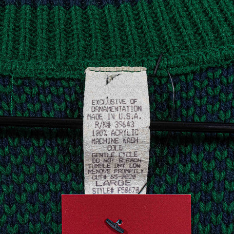 Textured 3D Hip Hop Biggie Striped Cable Knit Cardigan Sweater