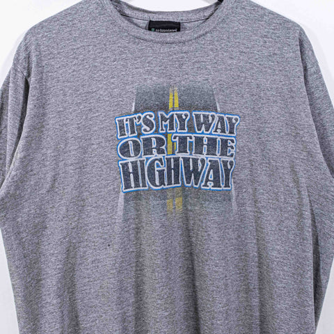 Its My Way or The Highway T-Shirt No Boundaries Skate