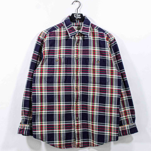 Eddie Bauer Heavyweight Plaid Flannel Shirt