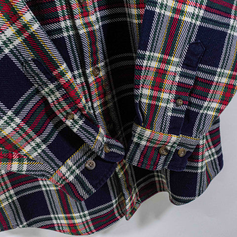 Eddie Bauer Heavyweight Plaid Flannel Shirt