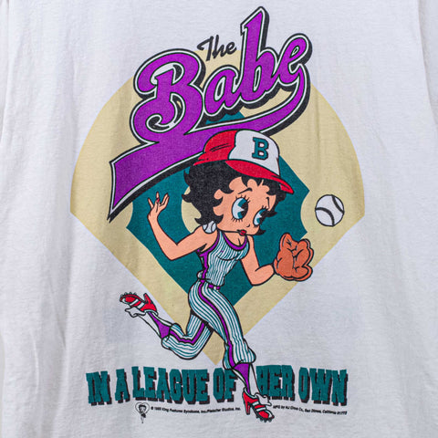 Betty Boop Baseball T-Shirt The Babe A League of Her Own