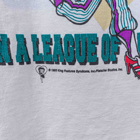 Betty Boop Baseball T-Shirt The Babe A League of Her Own