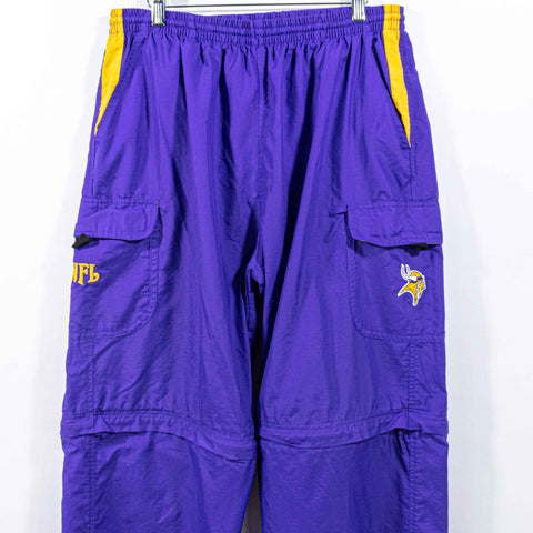 NFL Minnesota Vikings Convertible Windbreaker Pants