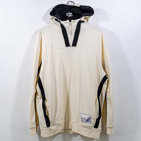 Marithe Francois Girbaud 1/4 Zip Hoodie Sweatshirt Hip Hop