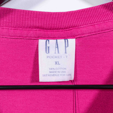 GAP Pocket T-Shirt Made in USA Single Stitch