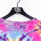 Spiral Tye Dye Distressed T-Shirt Long Sleeve Hippie Grunge