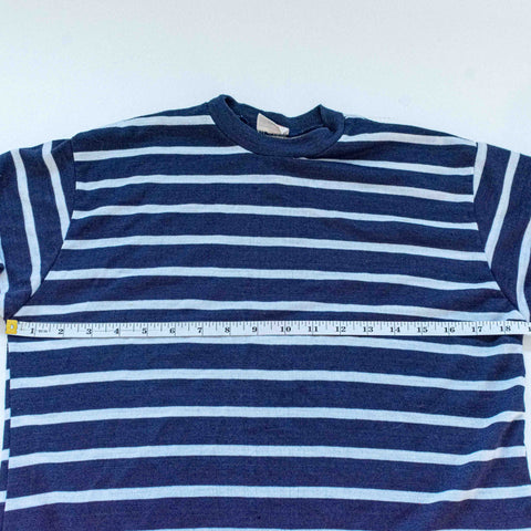 BVD Striped T-Shirt Cowboy Surf Skate Grunge