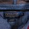 Pendleton Striped Henley Hoodie Sweatshirt Beach Outdoors