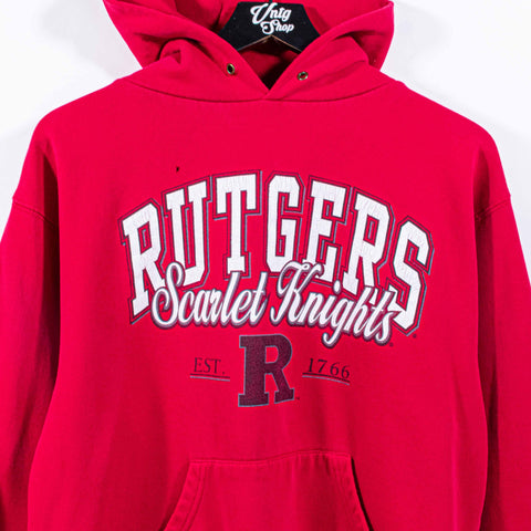 Rutgers University Hoodie Sweatshirt Jansport Distressed