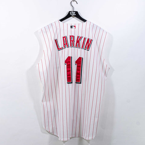 Cincinnati  Reds Russell Athletic Authentic Sleeveless Jersey Barry Larkin
