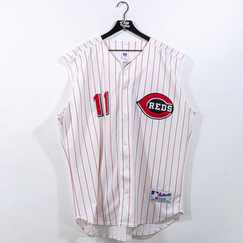Cincinnati  Reds Russell Athletic Authentic Sleeveless Jersey Barry Larkin