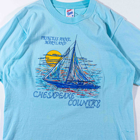 Princess Anne Maryland Chesepeake Country Sailboat T-Shirt