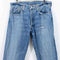 Levis 501 Button Fly Distressed Jeans Repaired Raw Hem