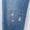 Levis 501 Button Fly Distressed Jeans Repaired Raw Hem