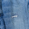 Levis 501 Button Fly Distressed Jeans Repaired Raw Hem