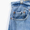 Levis 501 Button Fly Distressed Jeans Repaired Raw Hem