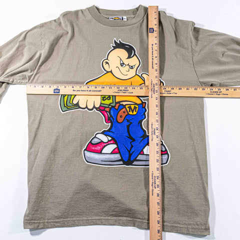 Funky Menace T-Shirt Long Sleeve Hip Hop Skater