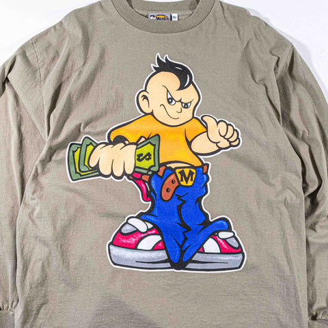 Funky Menace T-Shirt Long Sleeve Hip Hop Skater