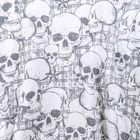 Skull AOP T-Shirt Cyber Goth Grunge