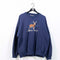 Alpine Buck Embroidered Sweatshirt Nature Animals