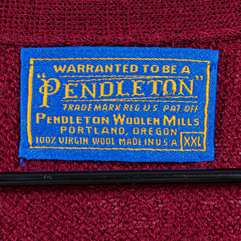 Pendleton Wool Cardigan Sweater Made in USA