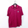 Pebble Beach Collection Striped Golf Polo Shirt Made in USA