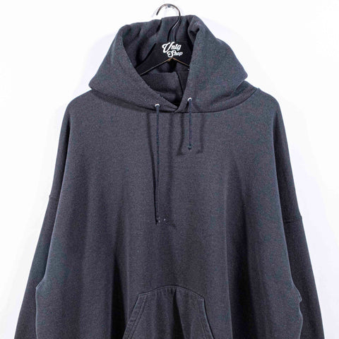 Blank Sun Faded Black Hoodie Sweatshirt