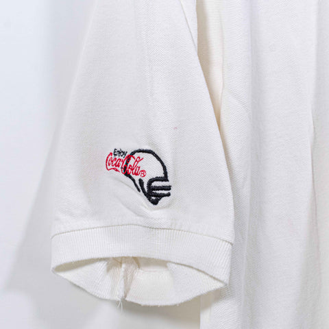 Chicago Bears NFL Coca Cola Polo Shirt Logo Athletic