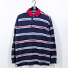 Tommy Hilfiger Crest Striped Polo Shirt Long Sleeve