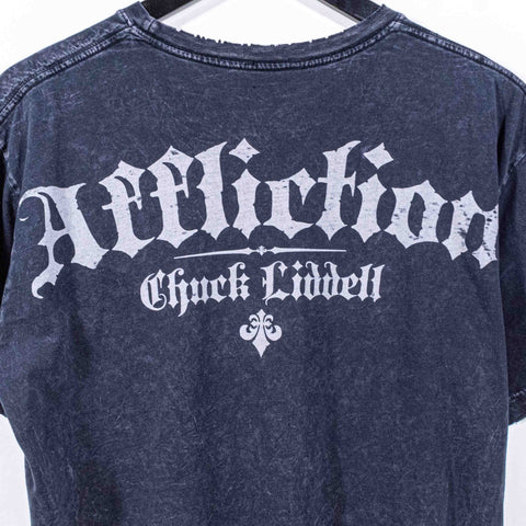 Affliction Signature Series Iceman T-Shirt Chuck Lidell Legend MMA Mall Cyber Goth