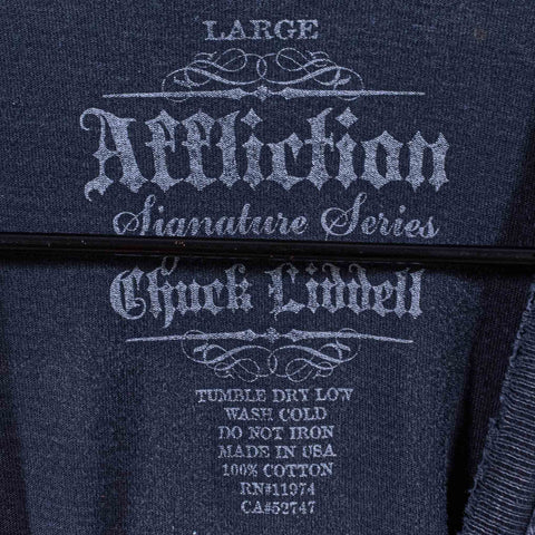 Affliction Signature Series Iceman T-Shirt Chuck Lidell Legend MMA Mall Cyber Goth