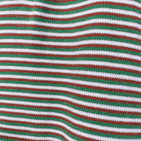 B. Altman & Co. Knit Polo Shirt Striped