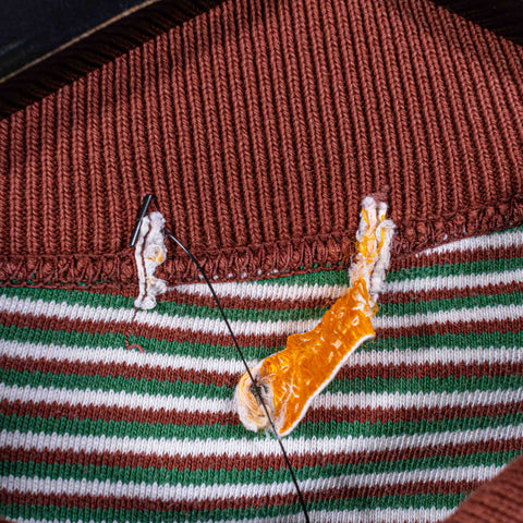 B. Altman & Co. Knit Polo Shirt Striped