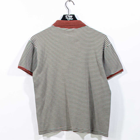 B. Altman & Co. Knit Polo Shirt Striped