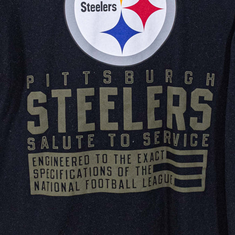 NIKE Pittsburgh Steelers NFL Salute To Service T-Shirt Long Sleeve