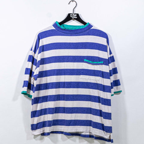 Surf Skate Striped Pocket T-Shirt Todays News