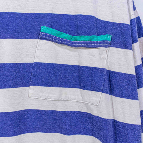 Surf Skate Striped Pocket T-Shirt Todays News
