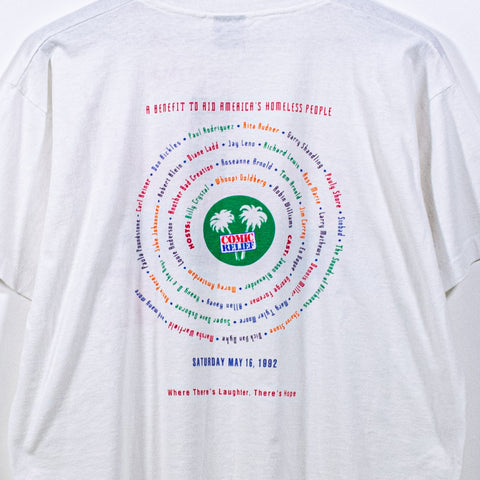 Comic Relief V 1992 T-Shirt Robin Williams Jim Carrey